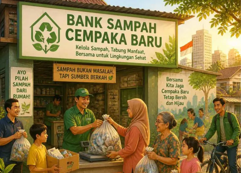 Bank Sampah Cempaka Baru Punya 140 Nasabah Aktif