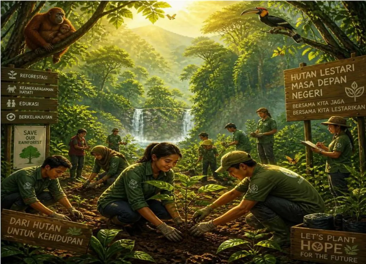 Kemenhut Tegaskan Satgas Inovasi Fokus Perkuat Konservasi - FotoBerita.com