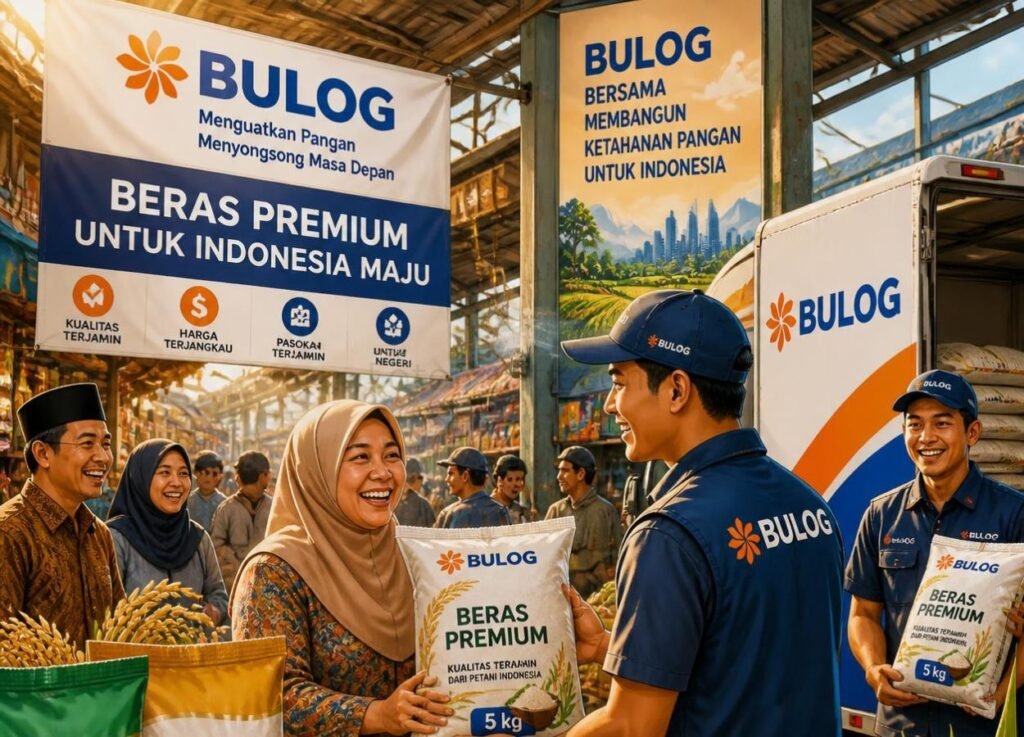 Bulog Salurkan Beras Premium ke Ritel Modern Indonesia - FotoBerita.com