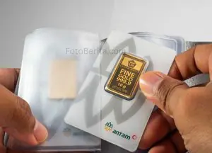 Harga Emas Pegadaian Jumat: Antam Rp2,639 Juta per Gram