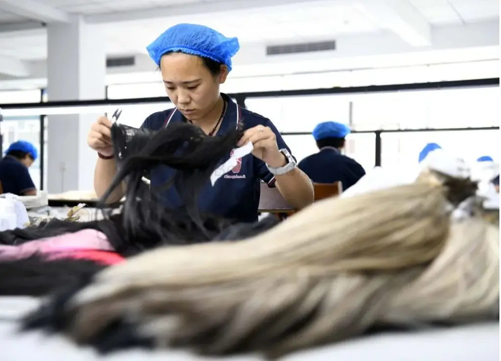 Industri Produk Rambut Dorong Ekonomi Juancheng Tiongkok - FotoBerita.com