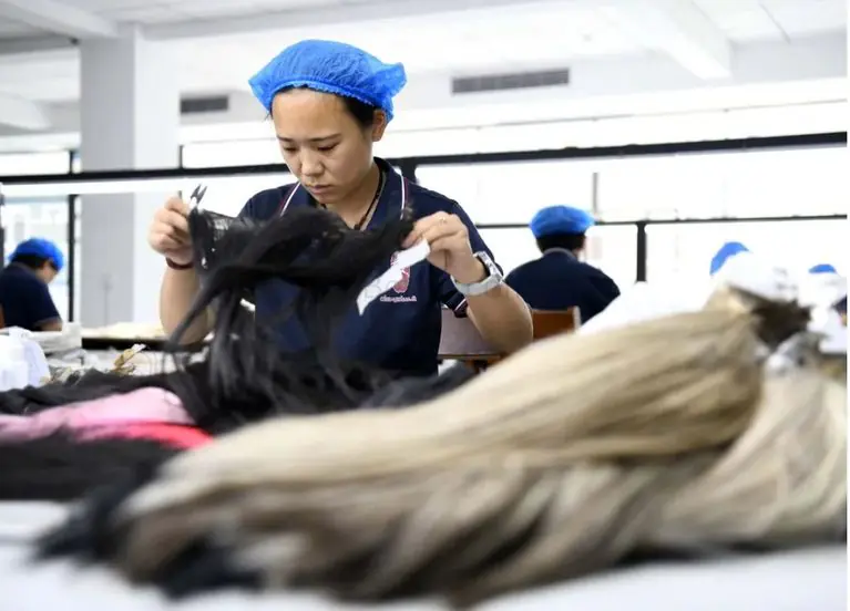 Industri Produk Rambut Dorong Ekonomi Juancheng Tiongkok